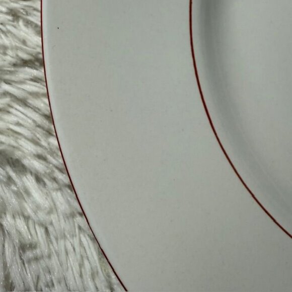 Vintage Coca-Cola x Gibson Coca-Cola Cafe Red Trim 11" Dinner Plate - Picture 6 of 10